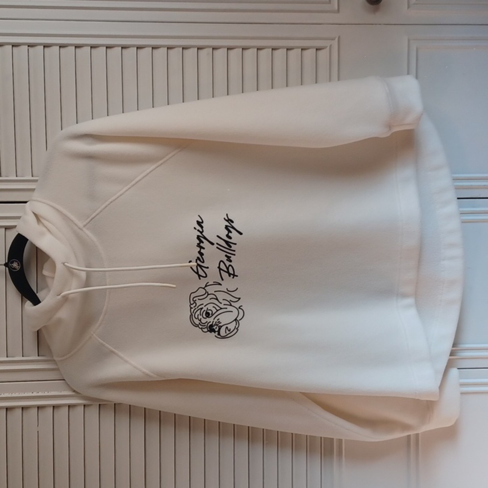 4/$15 - Women's Polar White Fleece Hoodie. Georgia Bulldogs. Never worn